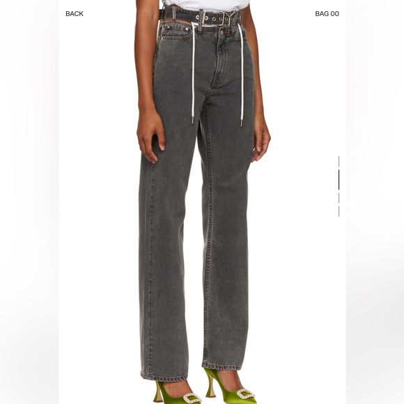 Y/PROJECT
Gray Belt Jeans - Picture 2 of 5